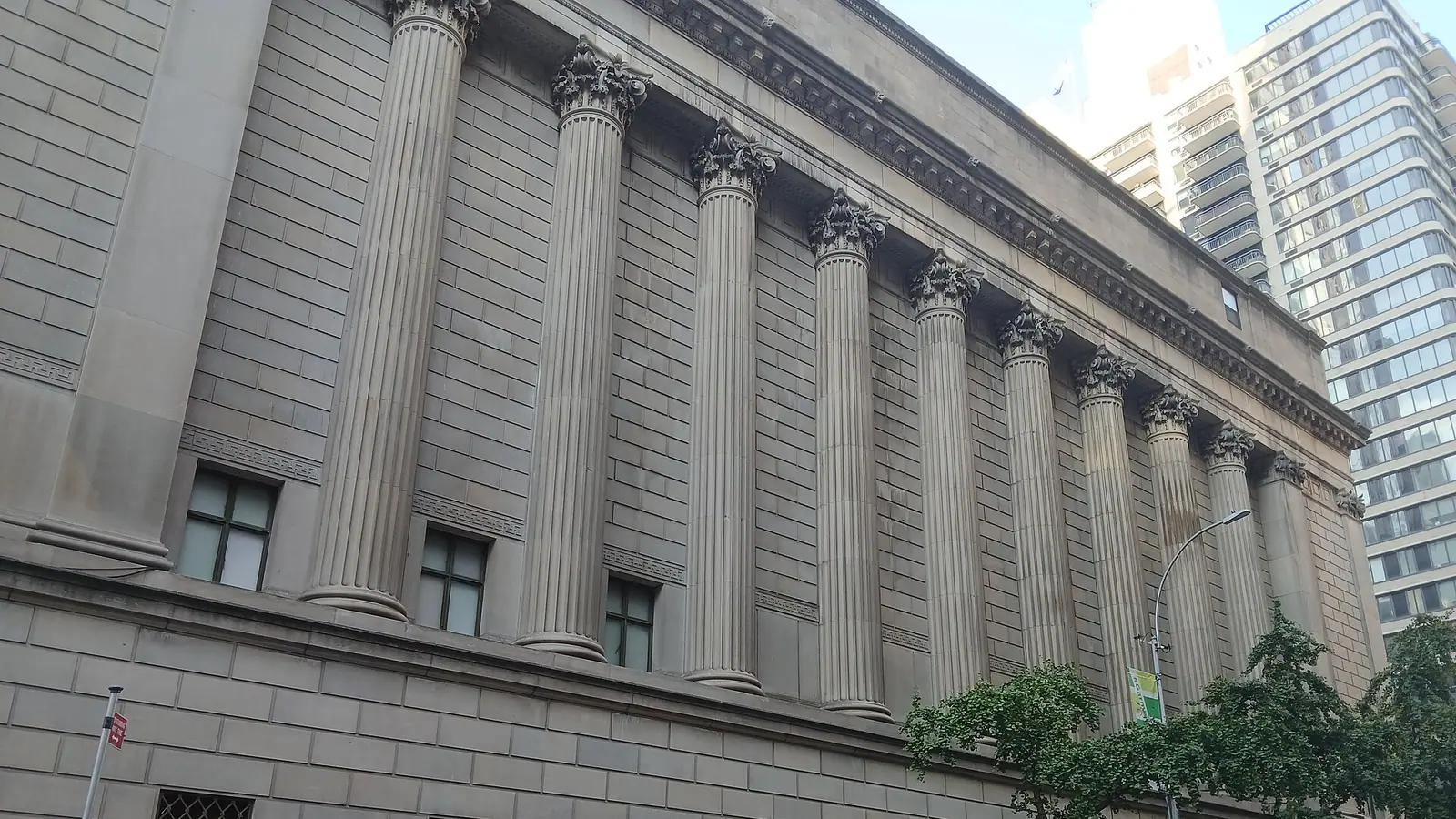The Greenwich Savings Bank Building in Manhattan, New York, seen in September 2025.